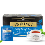 川宁（TWININGS） 英国仕女伯爵红茶50g/25片 进口英式LADY袋泡茶包独立包装茶叶