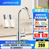 九牧（JOMOO）厨房水龙头洗菜盆水龙头台盆自来水龙头洗碗盆厨卫水槽冷热水龙头 A款-33080【双水花-亮银】
