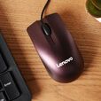 联想（Lenovo）有线鼠标 商务办公鼠标 家用台式机笔记本鼠标 USB接口 【Darren BM】0.6米有线鼠标/紫色