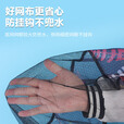 熊火抄网头速干捞网头45cm铝印花防挂密网网兜网头超轻渔具配件