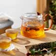 雅集茶具耐热玻璃泡茶壶煮茶壶茶水分离壶办公室家用过滤壶简易红茶壶