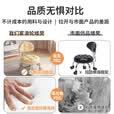 霓峰小凳子滑轮万向轮靠背圆凳美缝擦地带娃学步神器可移动多功能矮凳 棕色-无靠背【圆凳】升级稳固