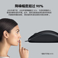 罗技（Logitech） M110有线轻音鼠标台式机笔记本电脑鼠标 家用办公USB静音鼠标即插即用 M110 黑色 99成新