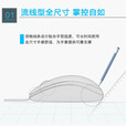 罗技（Logitech） M100R 有线鼠标 大手鼠标 笔记本电脑办公鼠标 家用对称鼠标 白M100R 99成新