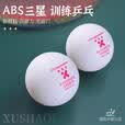 骆穂豆许绍发无缝乒乓球三星无缝比赛用球新标红标三新材料40+训练球袋  10个装