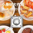 北岳卡式炉户外野营炉具烧水煮茶炉头便携折叠燃气炉分体高山露营炊具 迷你十字四方炉【双用款】