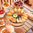 尚烤佳（Suncojia）围炉煮茶炉 炭炉 木碳烧烤炉 烧烤架 取暖炉 碳陶泥炉 打边炉