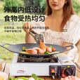 北岳户外烤盘麦饭石卡式炉烤肉盘韩式铁板烧烤盘家用电磁炉烤肉锅煎盘 秒杀款【直径26cm】配收纳袋