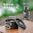 Naturehike挪客野行铝合金锅套锅 户外露营家用平底锅火锅汤锅煎炒锅不粘锅 1.7L锅