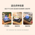 北乐卡式炉户外便携式炉具炊具露营卡磁卡斯瓦斯炉防风火锅煤气燃气灶 三重安全装置+3瓶气