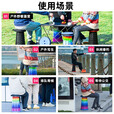 华音轩折叠凳便携伸缩凳可调节收缩小板凳超轻排队钓鱼凳子户外露营椅
