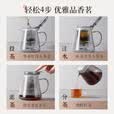 小熊（Bear）玻璃茶壶 泡茶壶飘逸杯耐热高硼硅玻璃茶具800ml大容量茶水分离