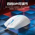 惠普（HP）M100有线游戏鼠标 RGB呼吸灯机械电竞 lol吃鸡csgo笔记本台式机电脑办公通用 白色静音
