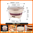 尚烤佳（Suncojia）围炉煮茶炉 炭炉 木碳烧烤炉 烧烤架 取暖炉 碳陶泥炉 打边炉
