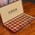 冠小二中国象棋实木带木质棋盘成人大号便携棋子红花梨木黑檀父亲节礼物