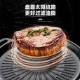 KIQUNE麦饭石烤盘太阳盘韩式烤肉盘卡式炉电磁炉通用烧烤铁板烧户外露营 34cm【4-8人】不沾锅/不挑炉灶