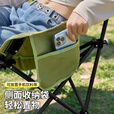 尚烤佳（Suncojia）户外折叠椅 便携躺椅 月亮椅 休闲椅 户外钓鱼椅 绿色