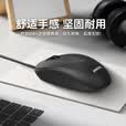 飞利浦（PHILIPS）M1（M6）有线鼠标 商务办公鼠标  USB即插即用 左右手对称鼠标 男女生mac笔记本台式电脑家用 M1黑色【USB有线】