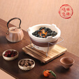 OEMG围炉煮茶炉套装器具烧烤炉碳炉子老式陶土打边炉家用室内户外庭院 大号炉+陶瓷隔片+烤网+防烫架
