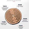 XGJY电炉丝炉灶电炉子家用围炉煮茶取暖可控电实验室加热电炉烤炉平面 【配高温线/500w】直径12.5厘米)