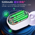 纽曼ai无线电池家用摄像头手机远程监控器360度无死角带夜视全彩追踪全景免插电室内外门口农村可对话	