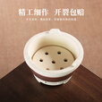 OEMG围炉煮茶炉套装器具烧烤炉碳炉子老式陶土打边炉家用室内户外庭院 大号炉+陶瓷隔片+烤网+防烫架