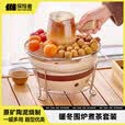 探险者（TAN XIAN ZHE）围炉煮茶全套罐罐壶户外烧水壶围炉煮茶器具全套炭炉煮茶壶套装 【一壶四杯】陶制罐罐壶+圆杯4只