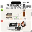 原始人（The Primitive）卡式炉户外便携式分体式炊具套装露营野外装备全套新款煮茶炉具 卡其色【带稳压】赠收纳包+转接头