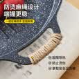 妙普乐烤盘户外烧烤盘卡式炉韩式不粘锅烤肉盘加厚烤盘露营家用野餐用品 自动滤油烤盘【明火款】送麻绳+收纳袋