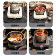 布比克（BUERK）分体式卡式炉户外便携式防爆猛火炉野外露营野餐烧水煮茶炉具 白色