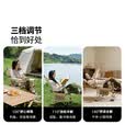 牧高笛（MOBIGARDEN）乐享躺椅 户外露营午休折叠床自带头枕折叠椅 NX23665040 细沙黄