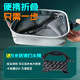 威拓森可折叠打水桶钓鱼装鱼小水桶手提桶 13L【24*24灰】 送5M绳