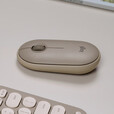 罗技（Logitech）LOGITECH PEBBLE 无线蓝牙鼠标 静音鼠标 办公鹅卵石造型 轻薄便携 时尚小巧 烟云灰