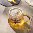 茗光茶壶玻璃锤纹水家用煮茶耐高温花茶茶具过滤泡茶壶350ml