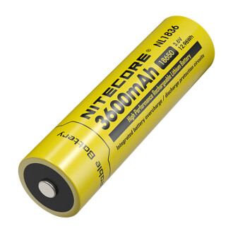 batterie rechargeable 18650 li-ion nitecore 2300mah 3.7v 8.5wh nl18