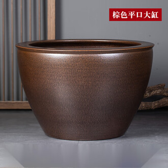 特大荷花缸 • 金魚缸 景德鎮陶瓷錦鯉金魚缸特大號庭院門海大型睡蓮缸荷花缸老式大水缸