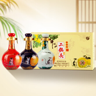 白酒　牛栏山百年红30年白酒53度 牛栏山30年价格报价行情- 京东