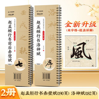 書道　習字　高校生大人用　お手本　現物　趙孟頫・洛神賦　全紙 9787547216262-1.jpg
