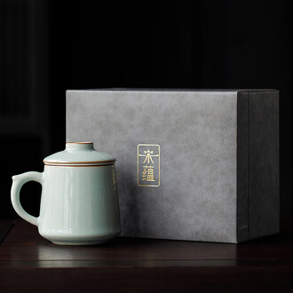 川瀬忍 青磁鎬湯碗 湯呑 共箱 人间国宝，中国汝瓷，汝窑，茶具，茶器 汝窑汝瓷品牌排行榜- 十大品牌- 京东