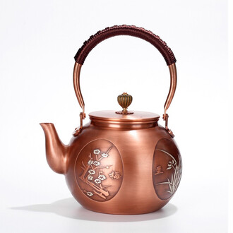 銅 細工 梅蘭竹菊 湯飲み 茶道具 装飾品 工芸品 置物 銅 細工 梅蘭竹菊 湯飲み 茶道具 装飾品 工芸品 置物