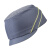 代尔塔(DELTAPLUS） 安全帽PE减震帽壳透气防砸工作安全帽帽檐3厘米 102130-GR 灰色 1顶
