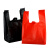 斯威诺 N-3721 红色加厚背心塑料袋垃圾袋 水产袋手提马甲胶袋海鲜打包袋 宽40*66（1千克约20个）