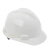 华特工程防砸安全帽 建筑工地 国标头盔 ABS塑料耐高温安全帽头部劳防用品  白色 