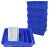 海斯迪克 HK-678 零件收纳盒五金零件盒 塑料周转箱螺丝工具物料盒 10号蓝145*95*54mm