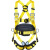 NLNTL  全身五点式护腰护背款高空作业安全带户外电力施工保险安全带 安全带+双绳2米O型钩 