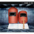 上海宝瑚牌焊工红钢纸电焊面罩头戴式加厚防火星焊帽 头戴式