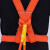 定制全身五点式安全带户外作业安全绳套装国标保险电工腰带 国标全身单小钩3米 五点式