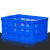 塑料框周转箱 塑料筐快递长方形加厚水果大号蔬菜运输货筐子胶框工厂镂空周转箱MYFS B3筐(480*345*270) 蓝色