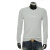 Calvin Klein   CK 卡尔文克雷恩男士纯色修身长袖T恤 NM2171E 灰色 P7A S