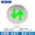 地面疏散指示灯嵌入式消防应急地埋灯安出口地标圆形方形标志灯 钢面18cm双向 24-220v通用